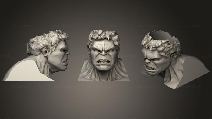 Figurines simple (The Hulk, STKPR_1281) 3D models for cnc